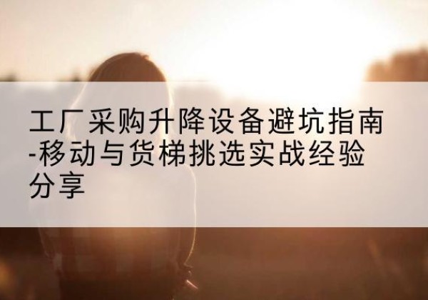 隆阳移动式升降机怎么选-工厂采购升降设备避坑指南-移动与货梯挑选实战经验分享